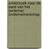 Onderzoek naar de aard van het (externe) ondernemerschap by Marilou Vlaanderen