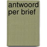 Antwoord per brief by Ds. F. Mallan