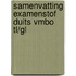 Samenvatting Examenstof Duits VMBO TL/GL