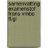 Samenvatting Examenstof Frans VMBO TL/GL
