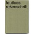 Foutloos rekenschrift