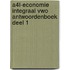 A4L-Economie Integraal vwo antwoordenboek deel 1