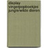 Display vingerpopboekjes Jungle/wilde dieren