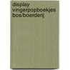 Display vingerpopboekjes Bos/boerderij door Onbekend