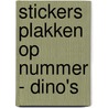 Stickers plakken op nummer - Dino's by Unknown