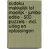 Sudoku Makkelijk tot Moeilijk - Jumbo Editie - 500 Puzzels - Incl. Uitleg en Oplossingen