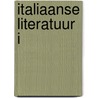 Italiaanse literatuur I by Bart Van den Bossche