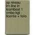 Op niveau LRN-line in Learnbeat 1 vmbo-kgt - licentie + folio