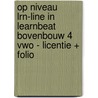 Op niveau LRN-line in Learnbeat bovenbouw 4 vwo - licentie + folio by Unknown