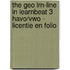 The Geo LRN-line in Learnbeat 3 havo/vwo - licentie en folio