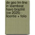 De Geo LRN-line in Learnbeat havo Brazilië (CE 2025) - licentie + folio