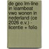 De Geo LRN-line in Learnbeat vwo Wonen in Nederland (CE 2026 e.v.) - licentie + folio