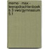 Memo - MAX - leeropdrachtenboek B 3 vwo/gymnasium 5.1