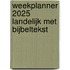 Weekplanner 2025 Landelijk met Bijbeltekst