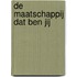 De maatschappij dat ben JIJ
