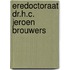 Eredoctoraat dr.h.c. Jeroen Brouwers