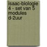 Isaac-biologie 4 - set van 5 modules D-2uur