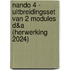 Nando 4 - uitbreidingsset van 2 modules D&A (herwerking 2024)
