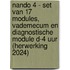 Nando 4 - set van 17 modules, vademecum en diagnostische module D-4 uur (herwerking 2024)