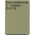 Max-Nederlands 1 - module 5-6-7-8