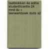 Taalblokken 4e editie studentlicentie 24 mnd DU + leerwerkboek Duits A2 by Unknown