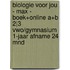 Biologie voor jou - MAX - boek+online A+B 2|3 vwo/gymnasium 1-jaar afname 24 mnd