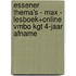 Essener Thema's - MAX - lesboek+online vmbo kgt 4-jaar afname