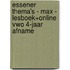 Essener Thema's - MAX - lesboek+online vwo 4-jaar afname