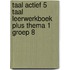 Taal actief 5 Taal Leerwerkboek Plus thema 1 groep 8