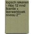 Logisch Rekenen - MBO 12 mnd Licentie + Leerwerkboek niveau 2**