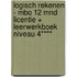 Logisch Rekenen - MBO 12 mnd Licentie + Leerwerkboek niveau 4****