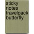 Sticky notes travelpack butterfly