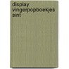 Display vingerpopboekjes Sint door Onbekend