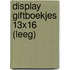 Display giftboekjes 13x16 (leeg)