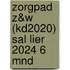 ZorgPad Z&W (KD2020) SAL Lier 2024 6 mnd