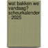 Wat bakken we vandaag? scheurkalender - 2025