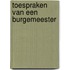 Toespraken van een burgemeester