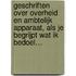 Geschriften over overheid en ambtelijk apparaat, als je begrijpt wat ik bedoel…