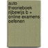 Auto Theorieboek Rijbewijs B + online examens oefenen
