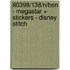 80398/138/N/BSN - MEGASTAR + STICKERS - DISNEY STITCH
