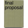 Final Proposal door K. Bromberg