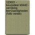 123001 - Keuzedeel K0440 - Verrijking leervaardigheden (folio versie)