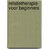 Relatietherapie voor beginners
