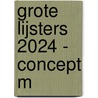Grote Lijsters 2024 - Concept M by Unknown