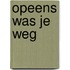 Opeens was je weg