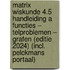 Matrix Wiskunde 4.5 Handleiding A Functies – Telproblemen – Grafen (editie 2024) (incl. Pelckmans Portaal)