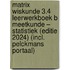 Matrix Wiskunde 3.4 Leerwerkboek B Meetkunde – Statistiek (editie 2024) (incl. Pelckmans Portaal)