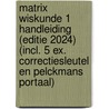 Matrix Wiskunde 1 Handleiding (editie 2024) (incl. 5 ex. correctiesleutel en Pelckmans Portaal) by Unknown