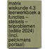 Matrix Wiskunde 4.3 Leerwerkboek A Functies – Stelsels – Telproblemen (editie 2024) (incl. Pelckmans Portaal)