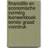 Financiële en economische vorming Leerwerkboek Eerste graad Voordruk